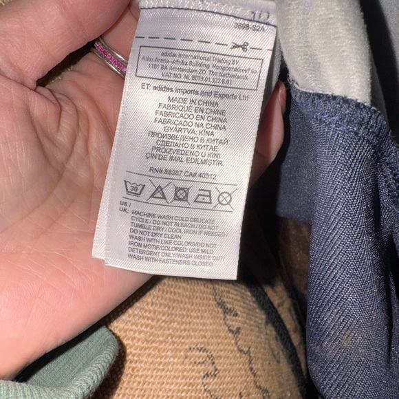 Adidas Women's Foliage Track Jacket - Brown and Navy size S - Picture 7 of 7